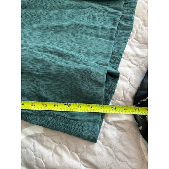 Anthropologie Bionda Plisse Jumpsuit Size Medium Turquoise - Picture 11 of 13